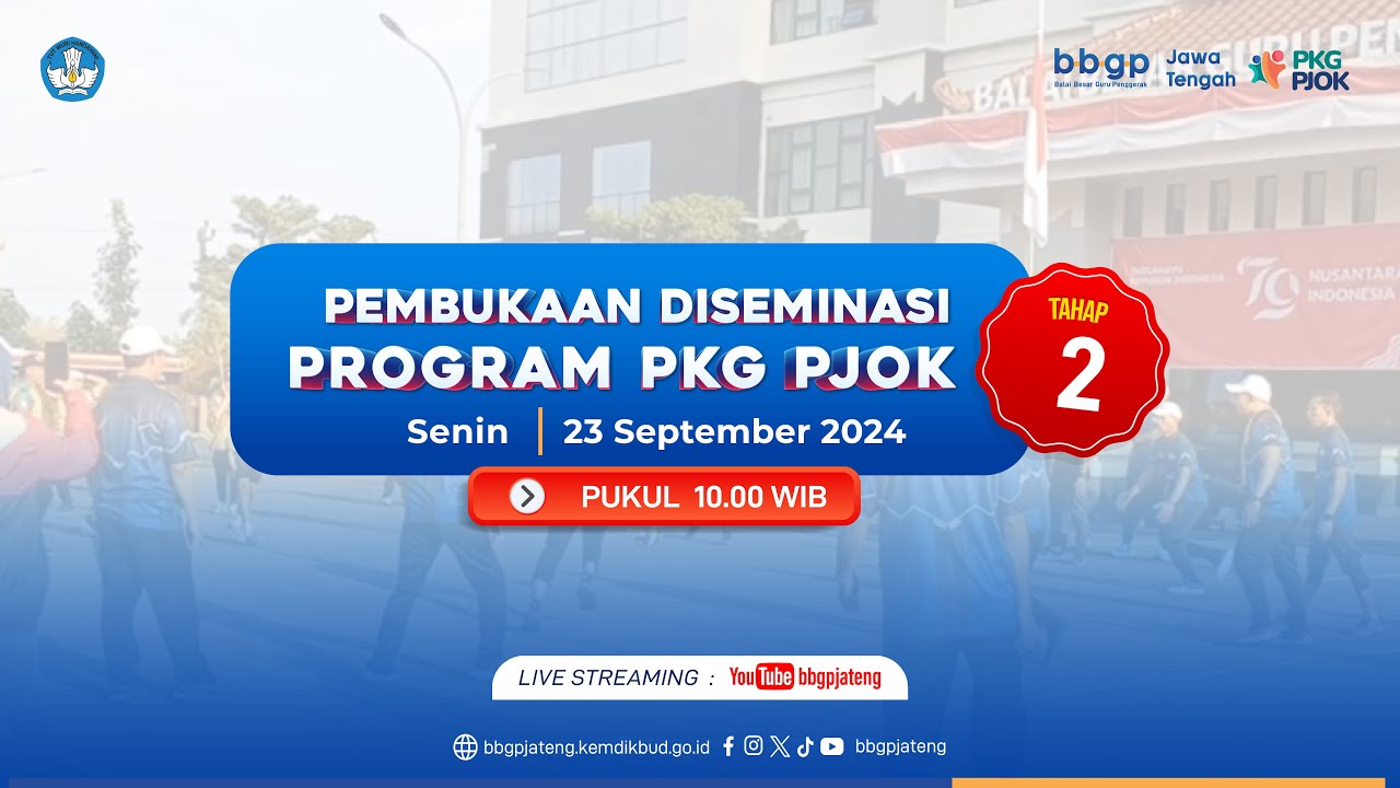 Pembukaan dan Orientasi Kebijakan Diseminasi PKG PJOK Tahap 2
