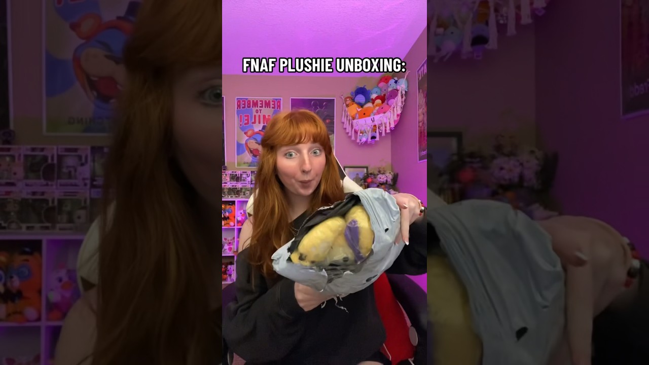 Распаковка плюшевых фигурок FNAF HEX!! #fnaf #fivenightsatfreddys #shorts