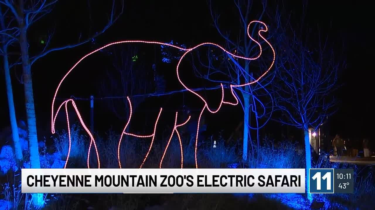Electric Safari lights up Cheyenne Mountain Zoo this holiday season