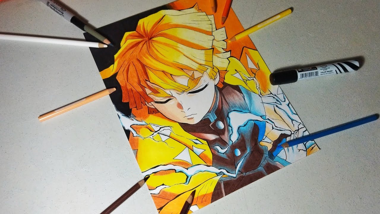 COMO DIBUJAR A ZENITSU 😎