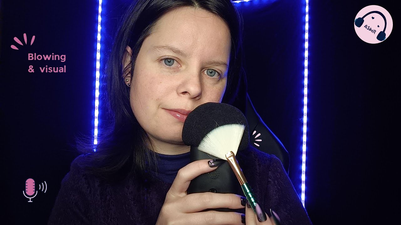 ASMR | Viens t'endormir avec cette vidéo - Blowing, inaudible, chuchotements et visuel