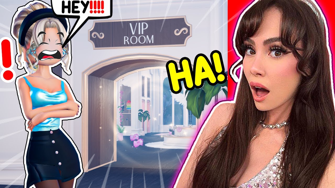 Rude Girl DEMANDED VIP So I Gave It To EVERYONE BUT HER In Dress To Impress