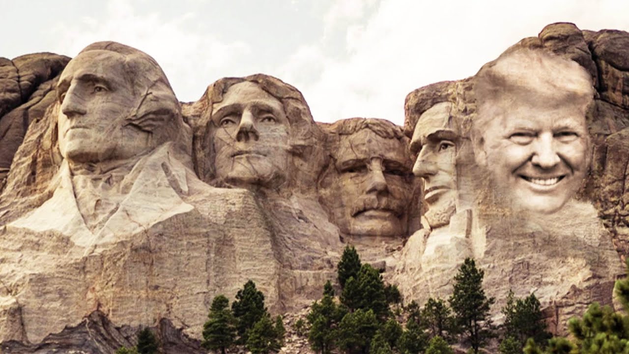 Trump Denies Asking About Being Added to Mount Rushmore