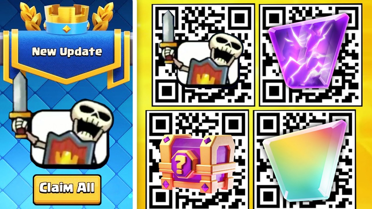 EVERY WORKING QR CODE FOR EVERYONE IN CLASH ROYALE!