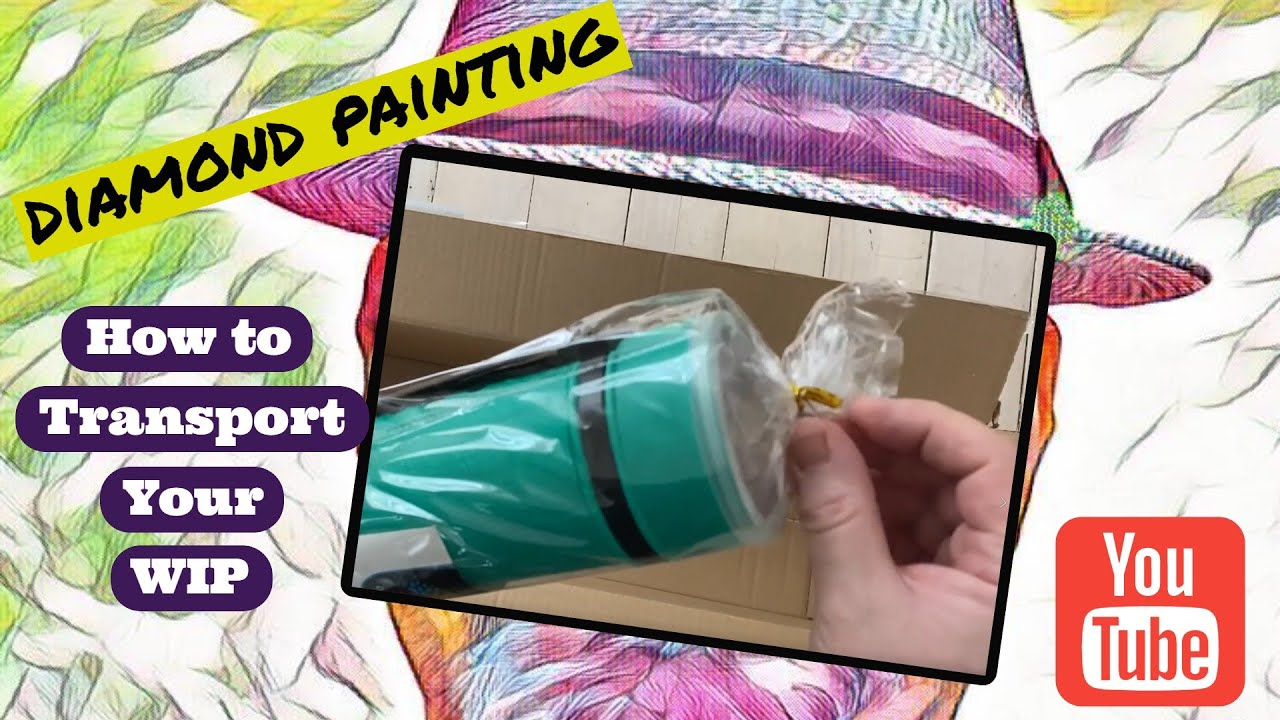 How To Store And Transport Your Diamond Painting WIP!