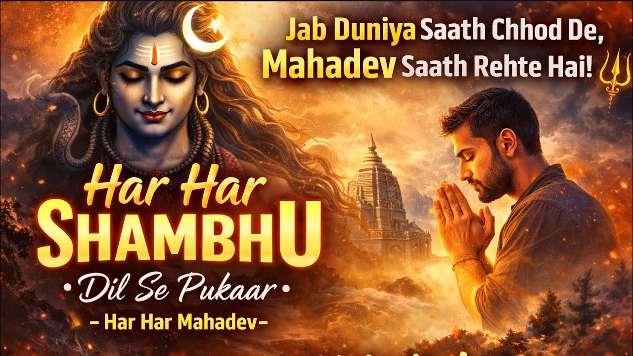 Shiv Shambhu New Bhajan 2026 🔥 | Har Har Mahadev | Full HD Video