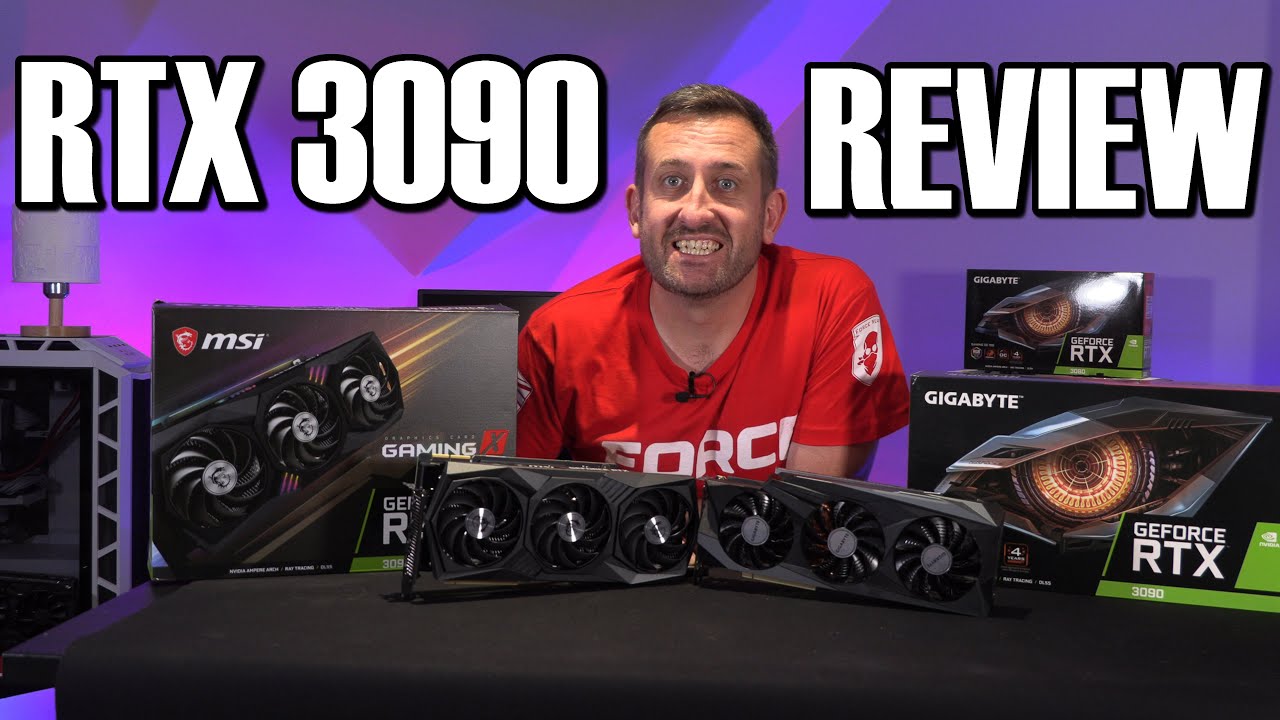 Gigabyte OC and MSI Gaming X Trio Nvidia RTX 3090 Review