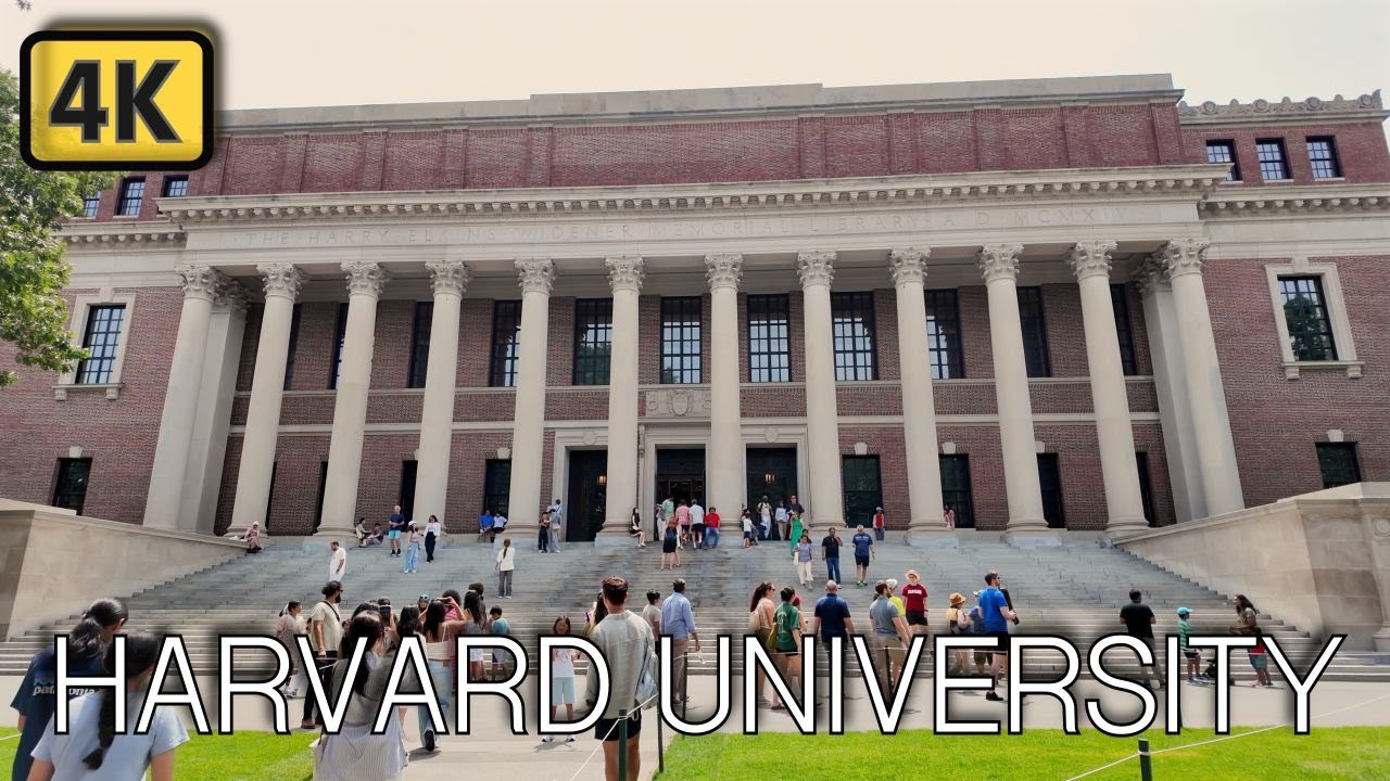 🇺🇸 One of America's oldest universities | HARVARD 🎓 | 4k Walking tour
