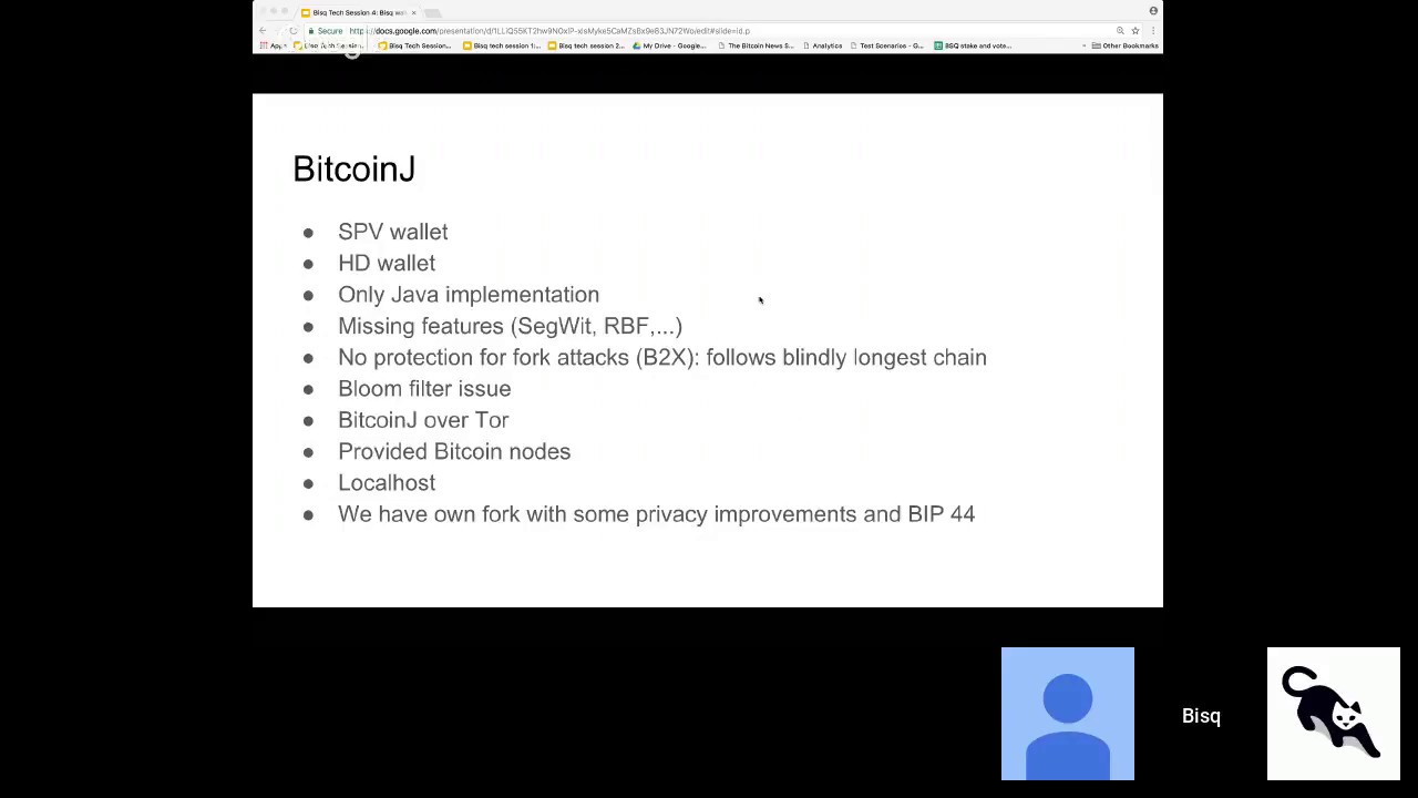 Tech Session #4: Bisq wallet and BitcoinJ