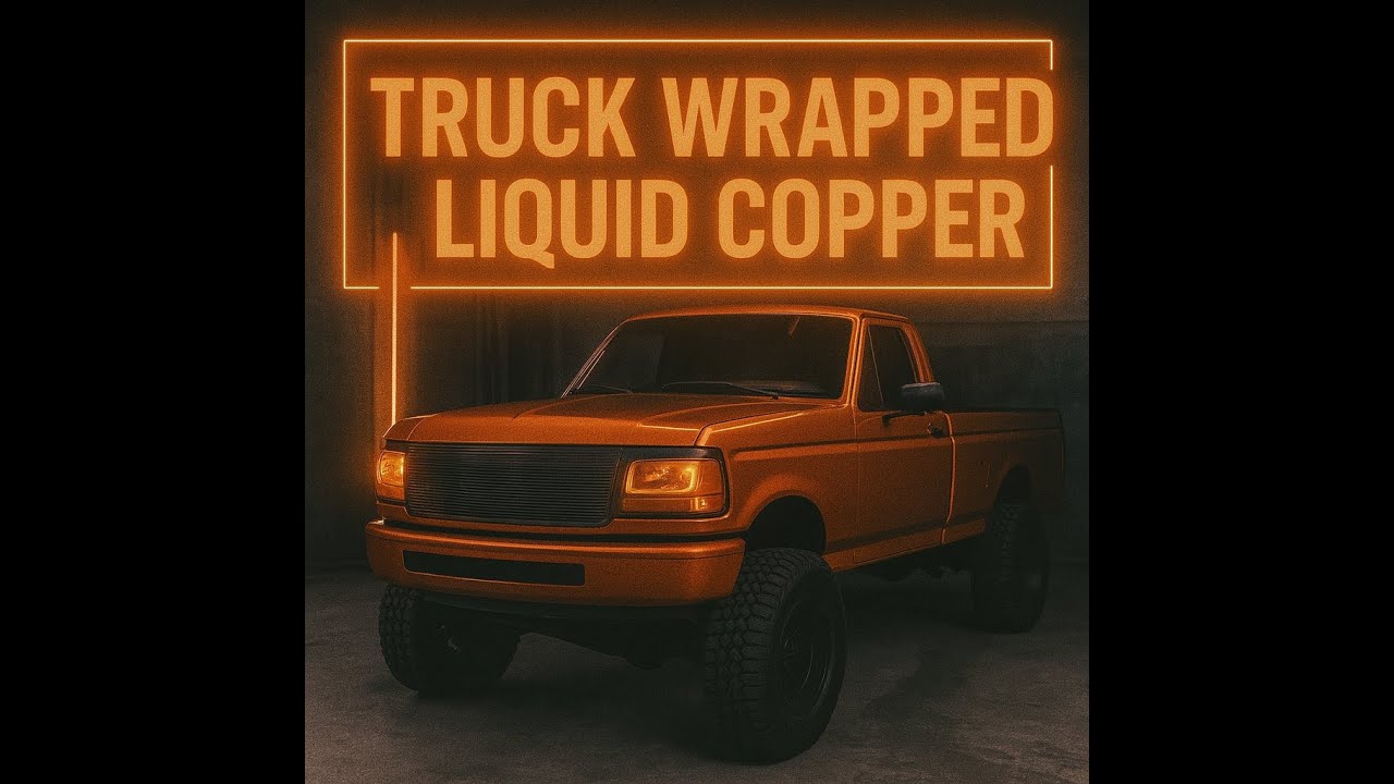 Liquid Copper Truck Wrap | Full Body Transformation by Eighty Eight Customs