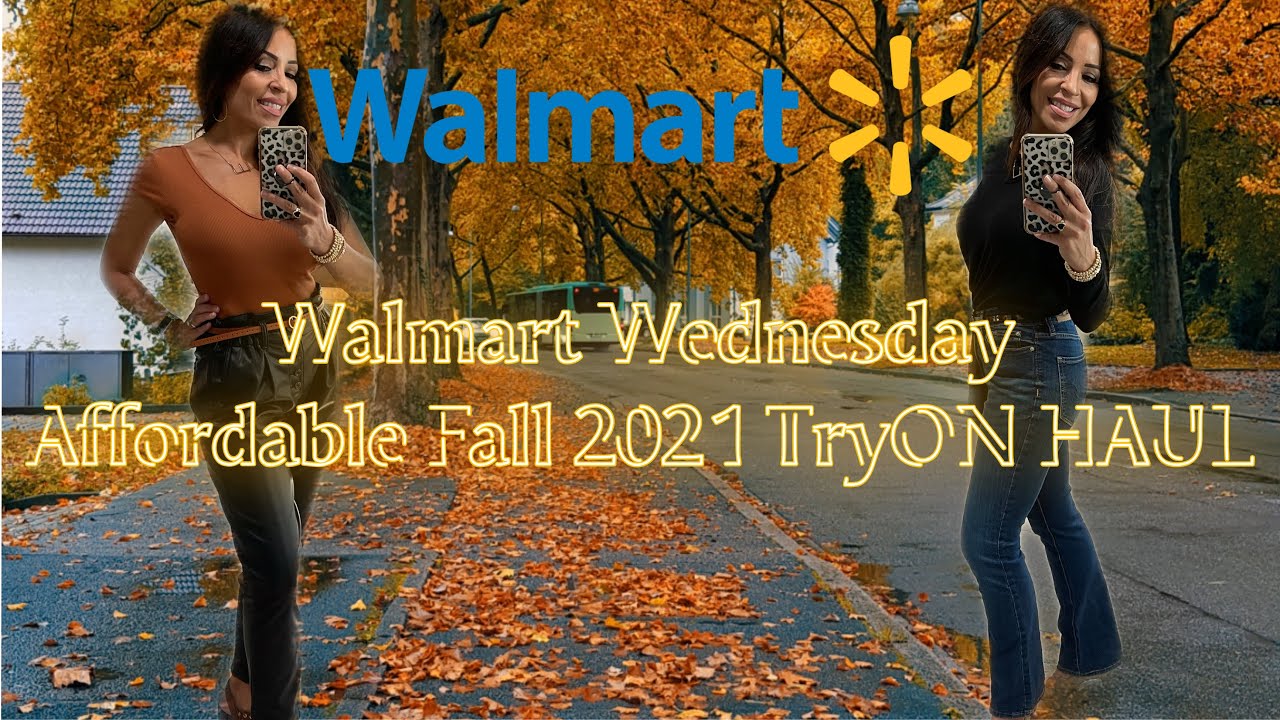 WALMART WEDNESDAY|FALL 2021 HAUL| Affordable Clothes TRY-ON| Office & Weekend Wear #over40 #walmart