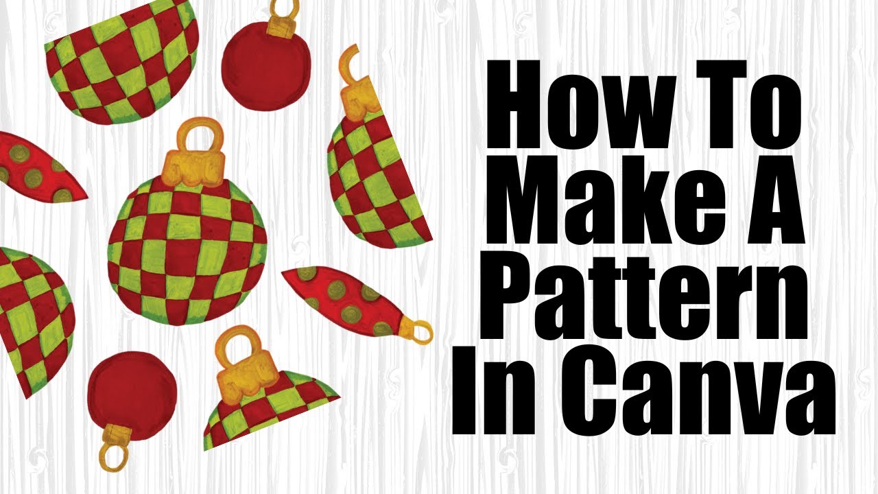 How to make a pattern in Canva - POD for Artists