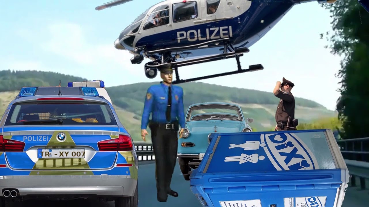 Spanngurt auf der Autobahn   - et Gäßberchtrio