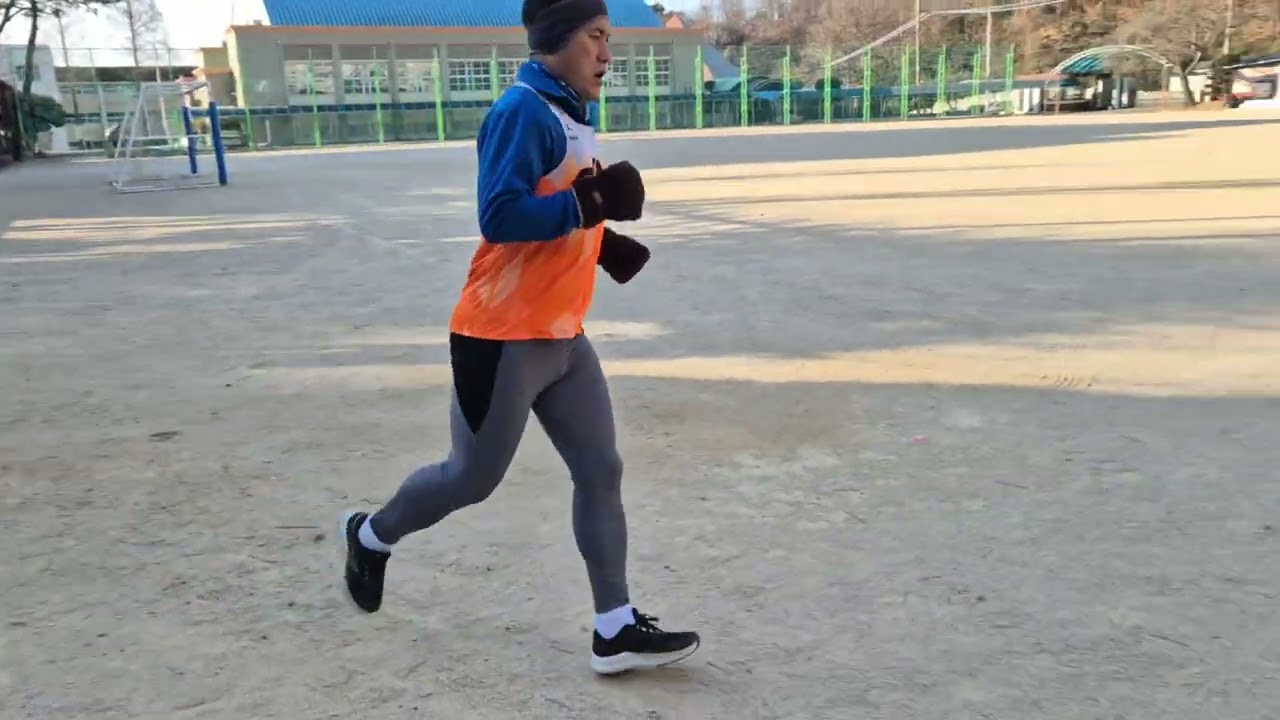 영하7도 5km 지속주훈련 20분29초 26.2.8 