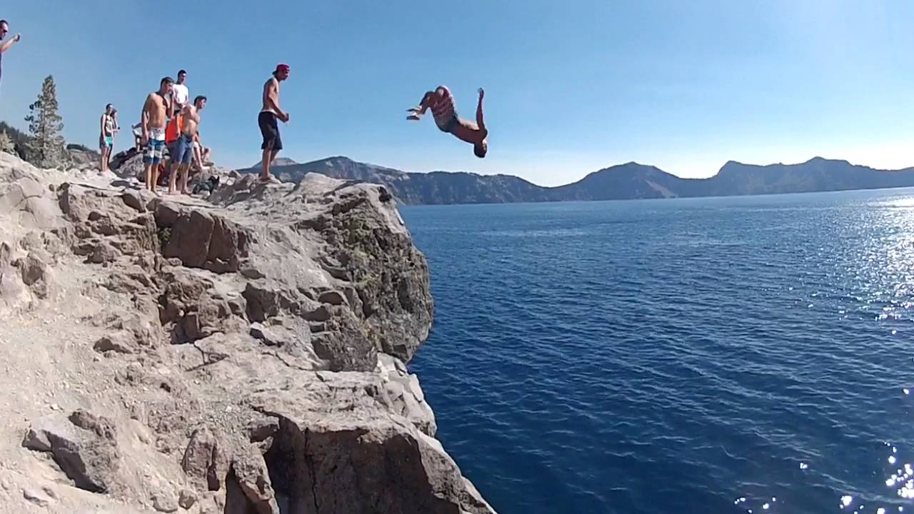 Cliff Jumping / Crater Lake