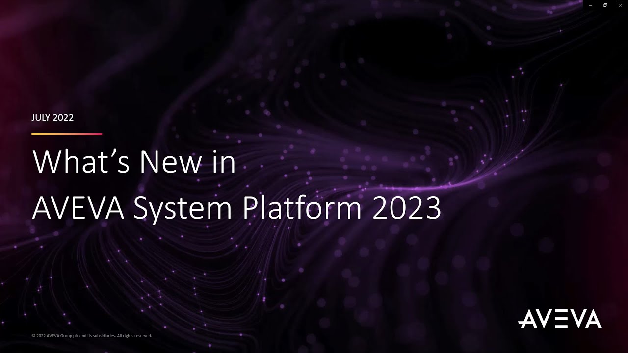 What's new in AVEVA System Platform 2023