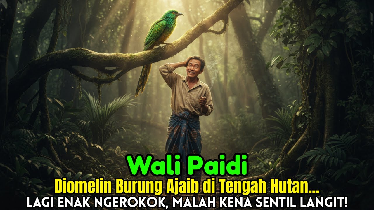 Wali Paidi Lagi Enak Ngerokok di Tengah Hutan, Malah Diomelin Burung Ajaib!