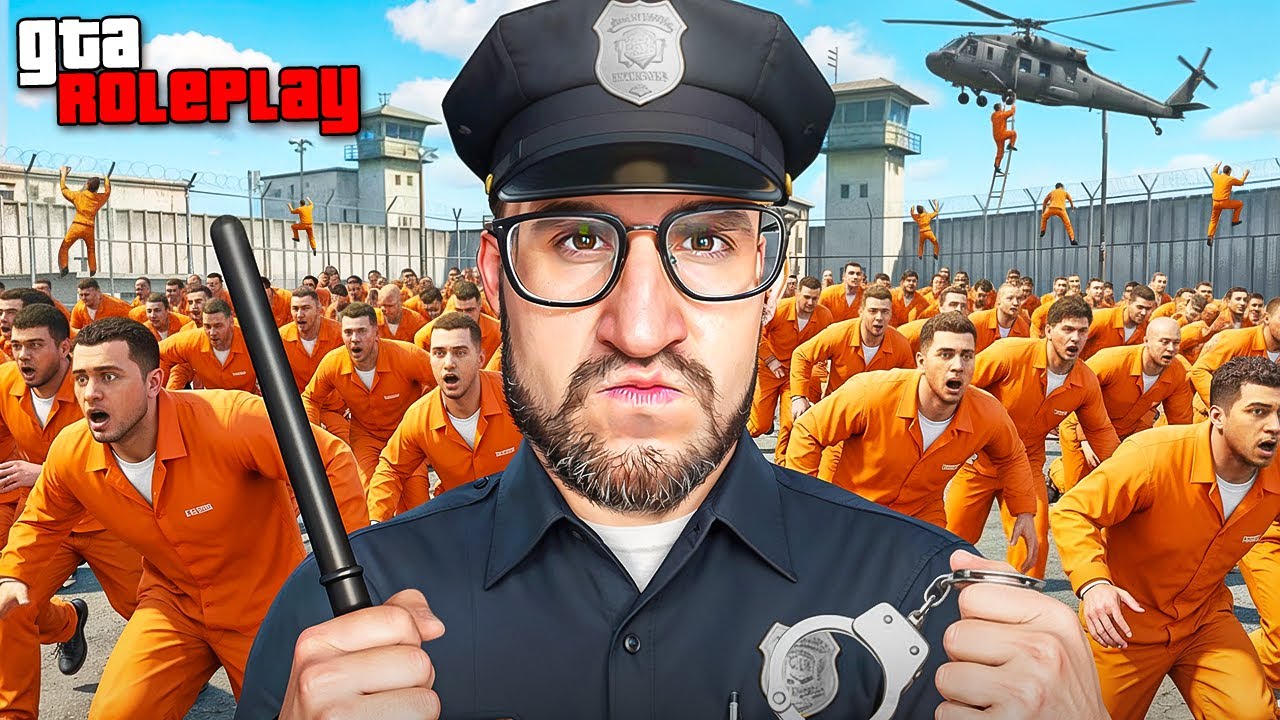 100 ЧЕЛОВЕК ПРЯТКИ В ОГРОМНОЙ ТЮРЬМЕ на 3.000.000$! (GTA 5 RP)