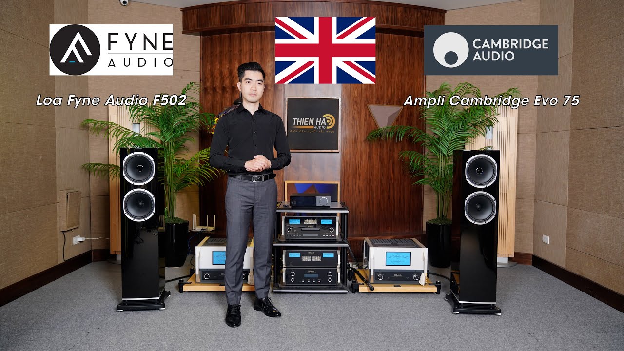 Loa Fyne Audio F502 + Ampli Cambridge Evo 75 - Phong Cách Bắc Âu