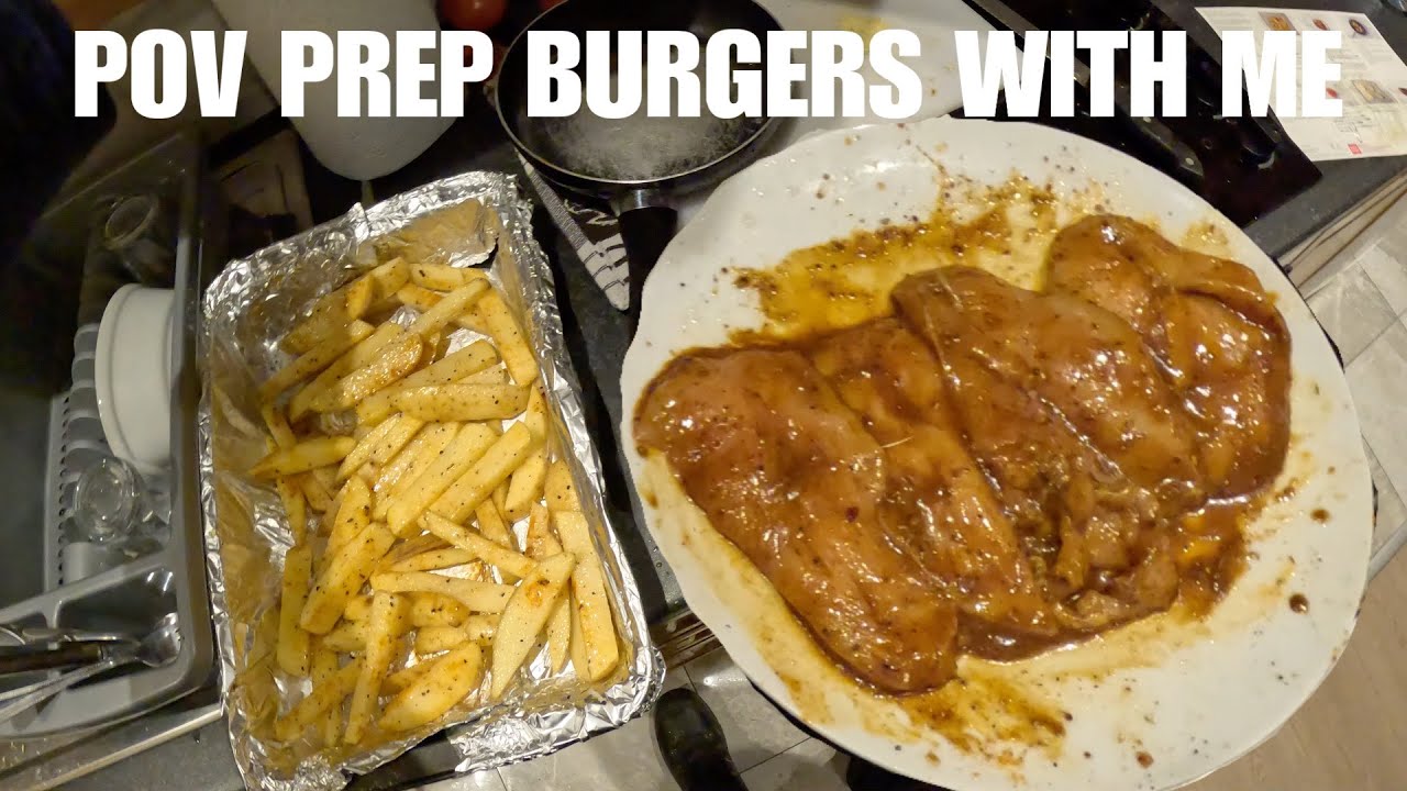 POV PREP HELLO FRESH BURGERS