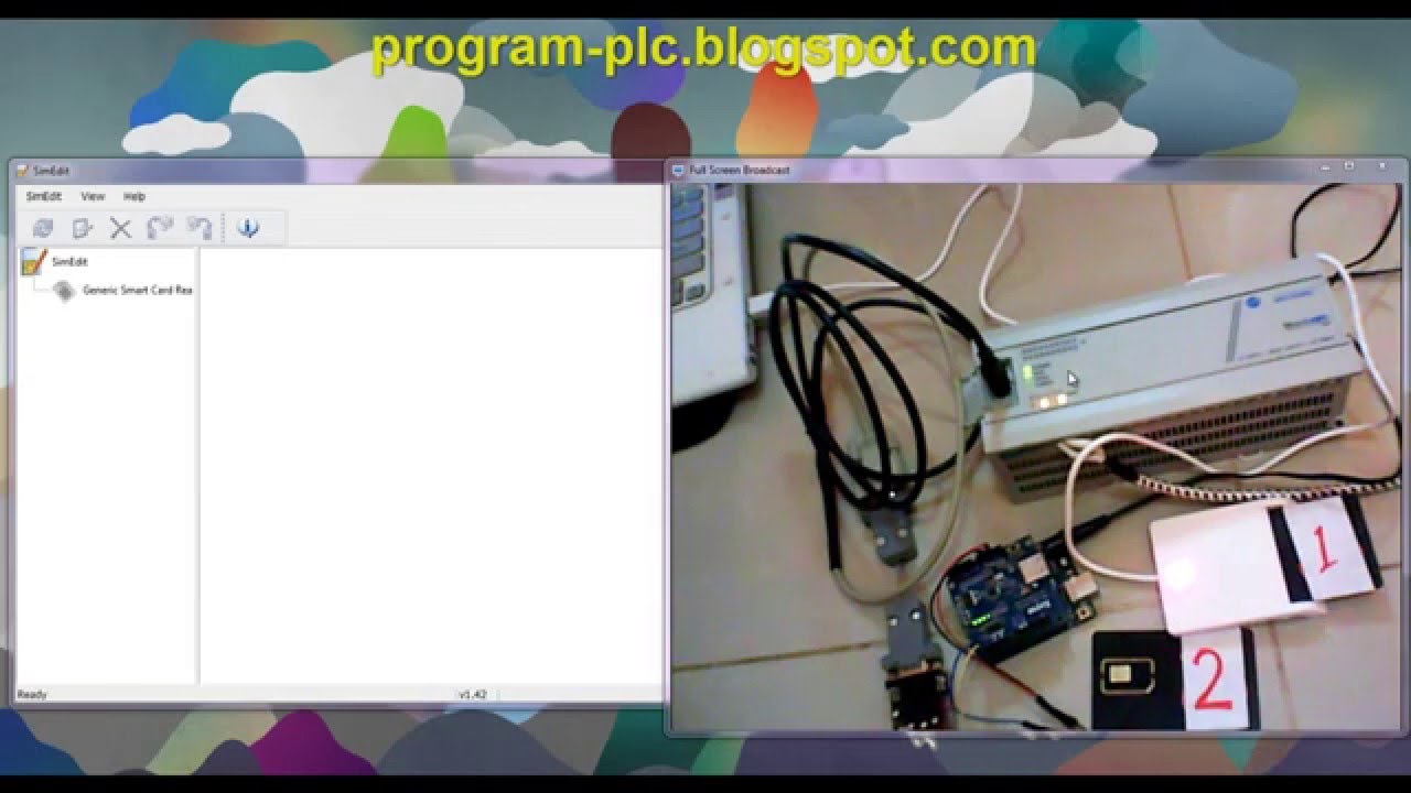 Preset Counter / Timer  using GSM SIM Card in the Allen Bradley PLC