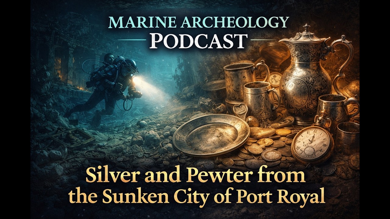 MARINE ARCHEOLGY- Episode 0011: Silver and Pewter Items Recovered from the Sunken City of Port Royal