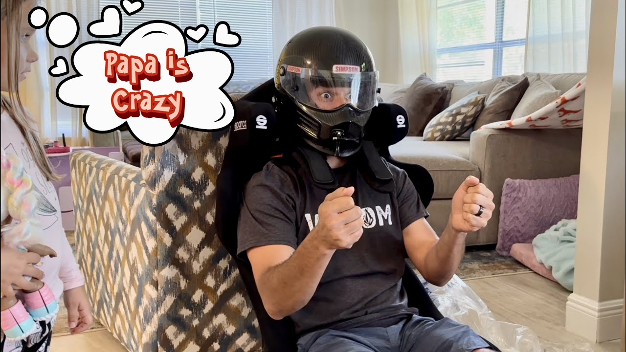 New Sparco Racing Seat. Living Room Test!