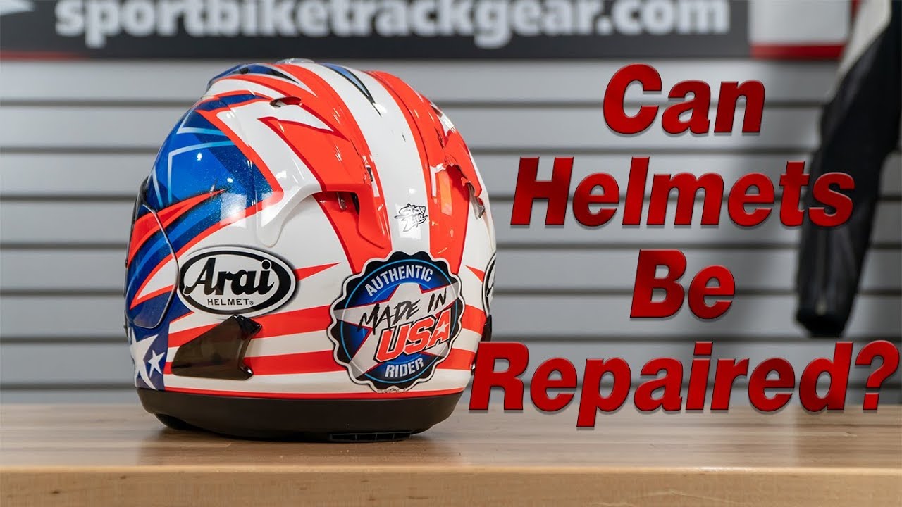 Arai Corsair X Helmet Inspection and Repair | Sportbike Track Gear