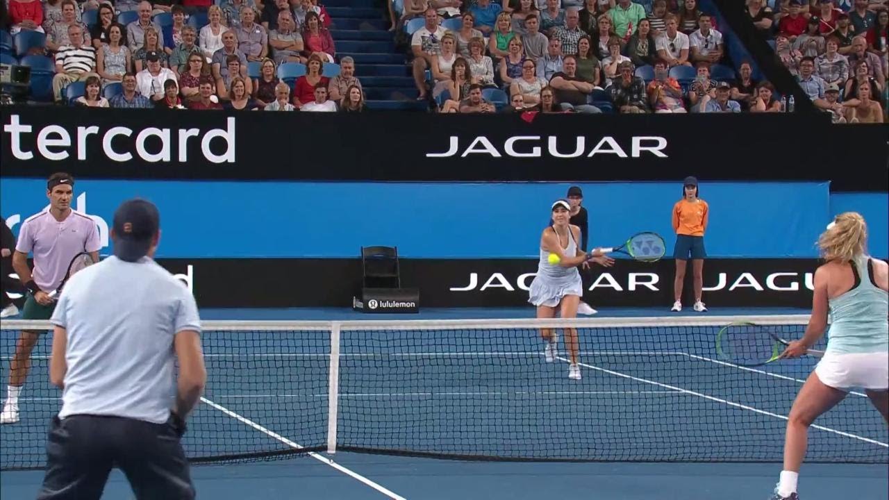 Switzerland v USA session highlights (RR) | Mastercard Hopman Cup 2018