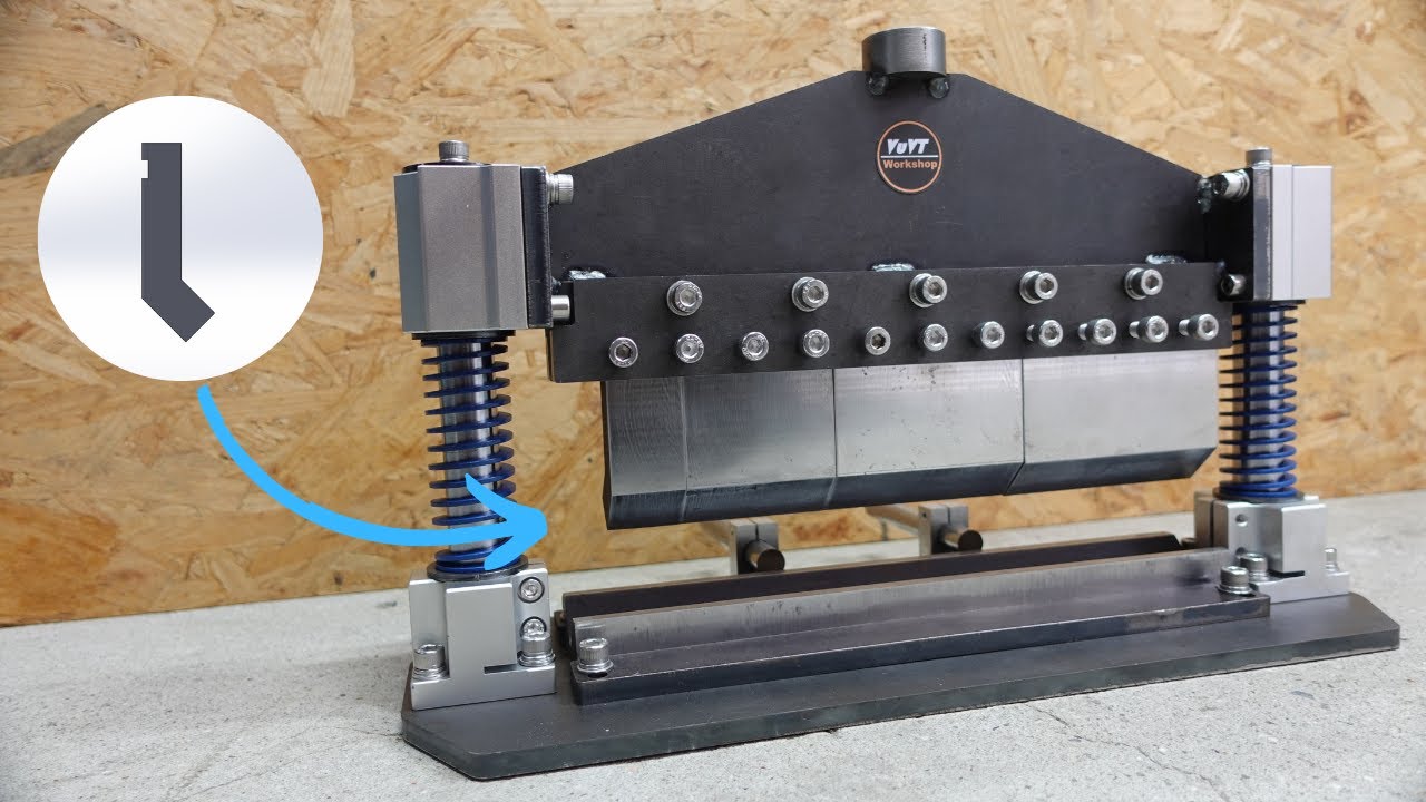 DIY Hydraulic Press Brake Attachment | Quick Change Sheet Metal Bender