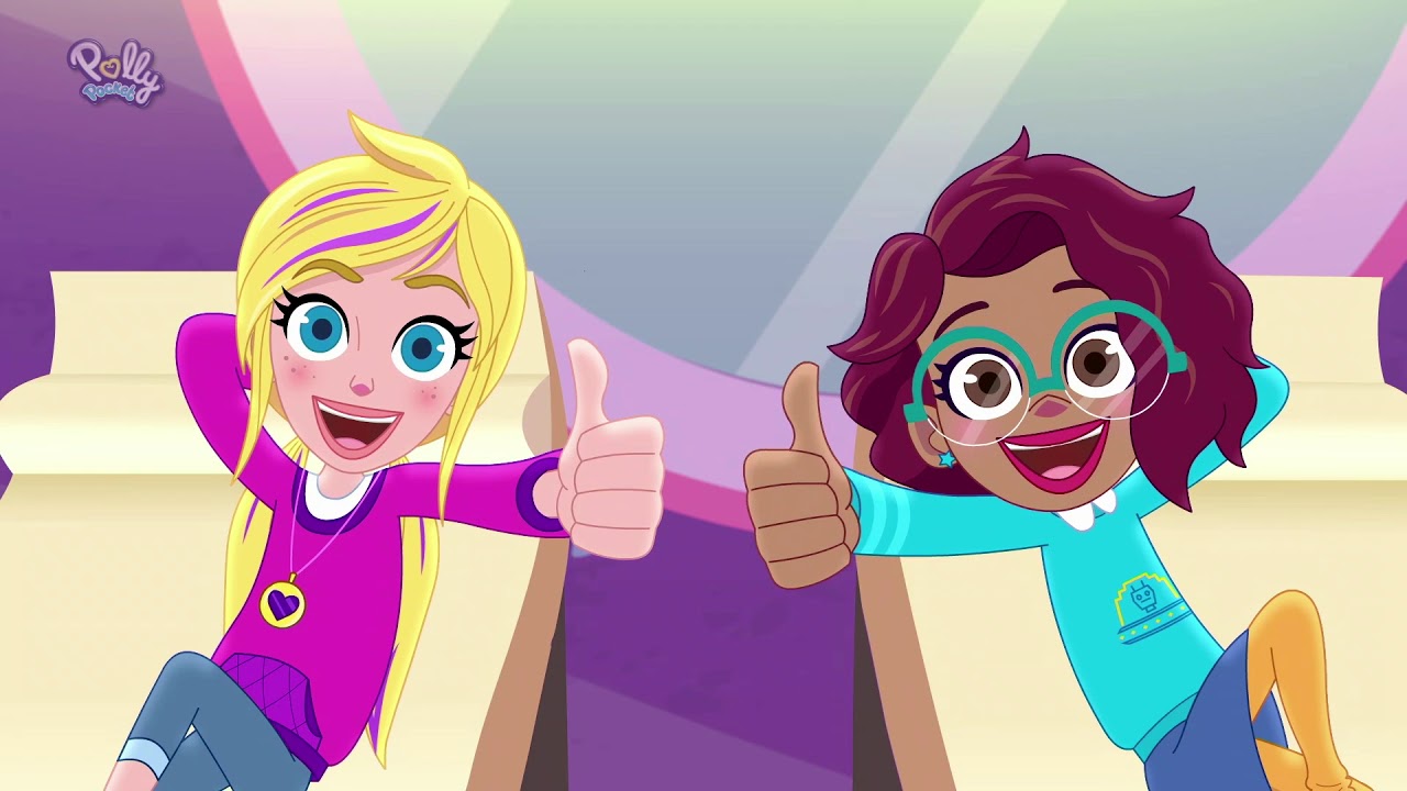 Videoclipe 🌈Polly Pocket em Português Brasil 💜Desenhos animados