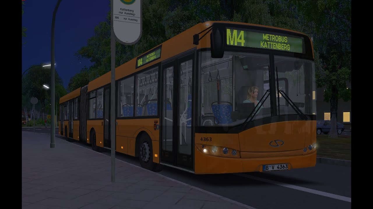 OMSI 2. Map Winsenburg, Route M4, Solaris Urbino 18