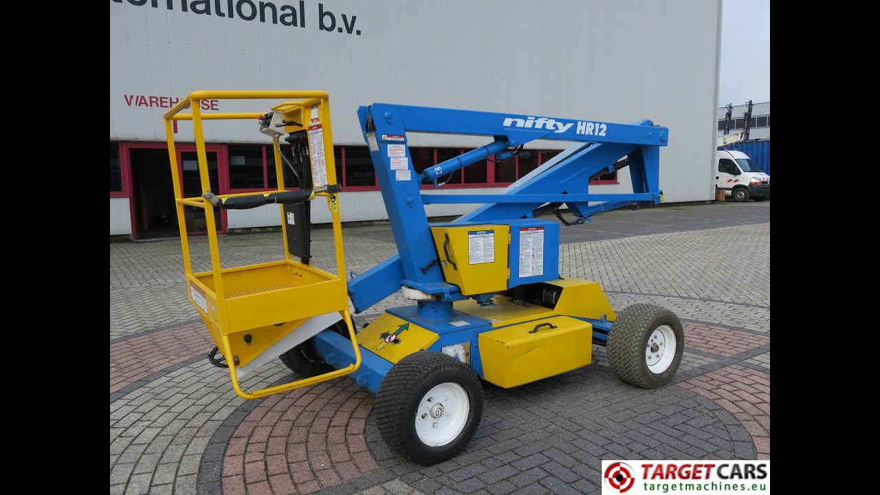 775669 NIFTYLIFT HR12DE ARTICULATED BI-FUEL BOOM WORKLIFT 2001 1220CM