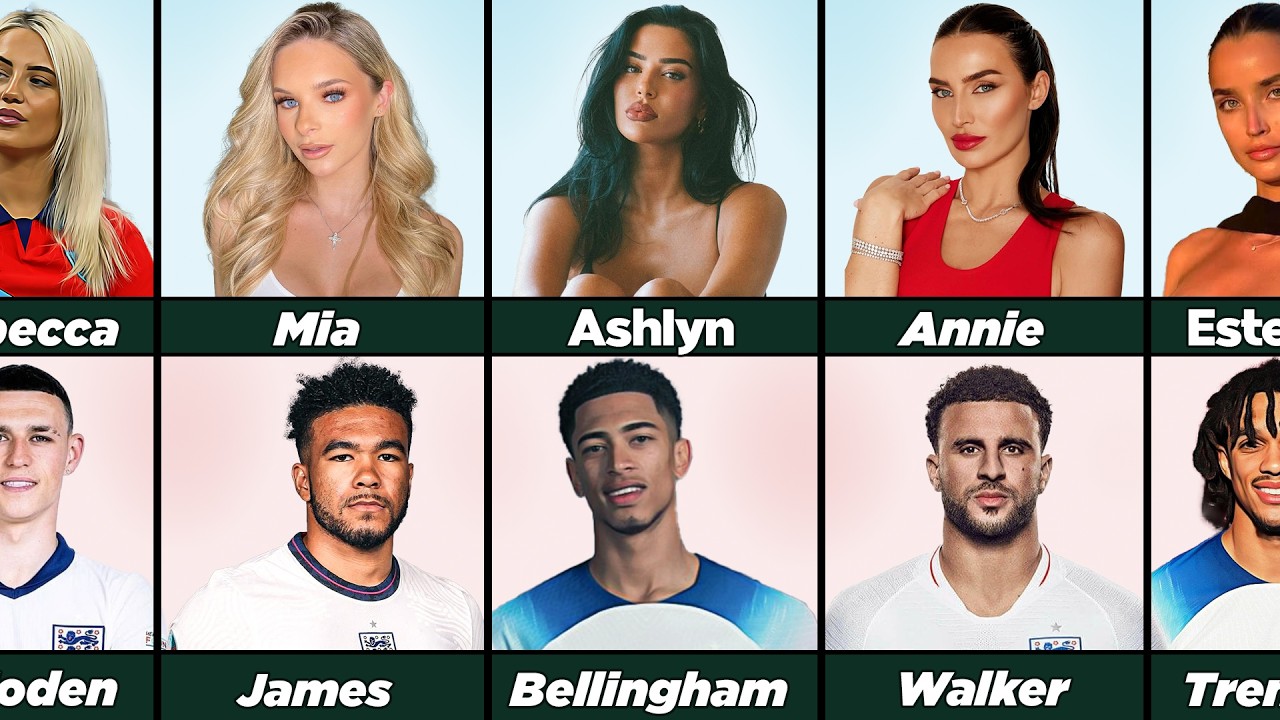 England Football Players' Wives and Girlfriends REVEALED (WAGs)