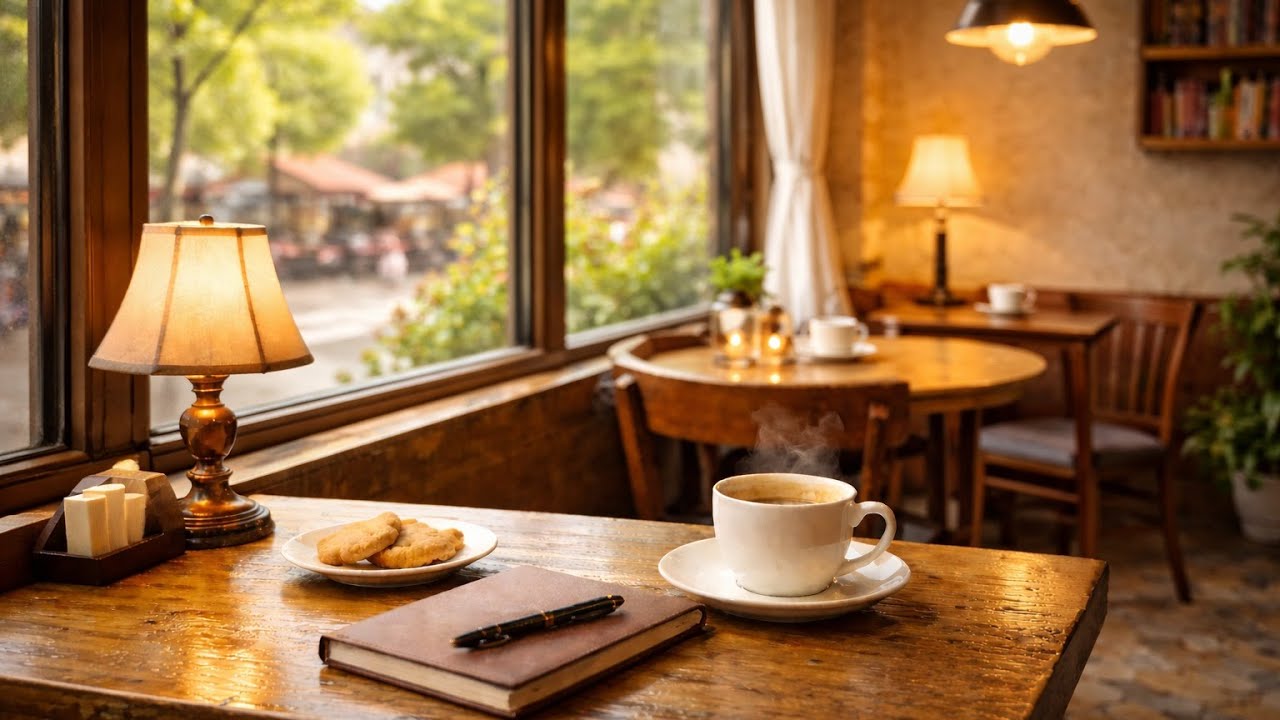 Indoor Cafe Background Music ☕ Calm & Steady for Deep Focus