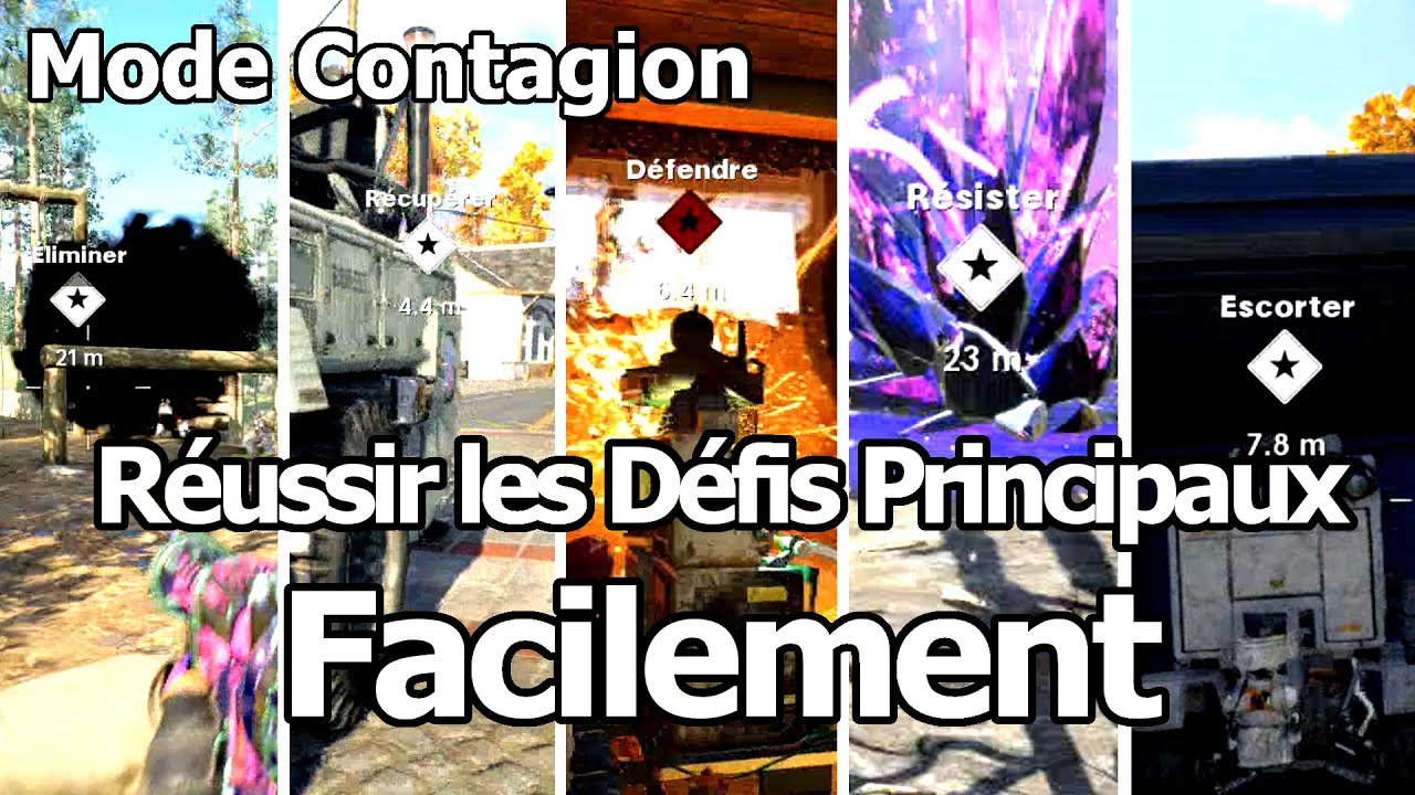 Mode Contagion - Réussir les 5 Défis Principaux Facilement [ Cold War Zombie ]