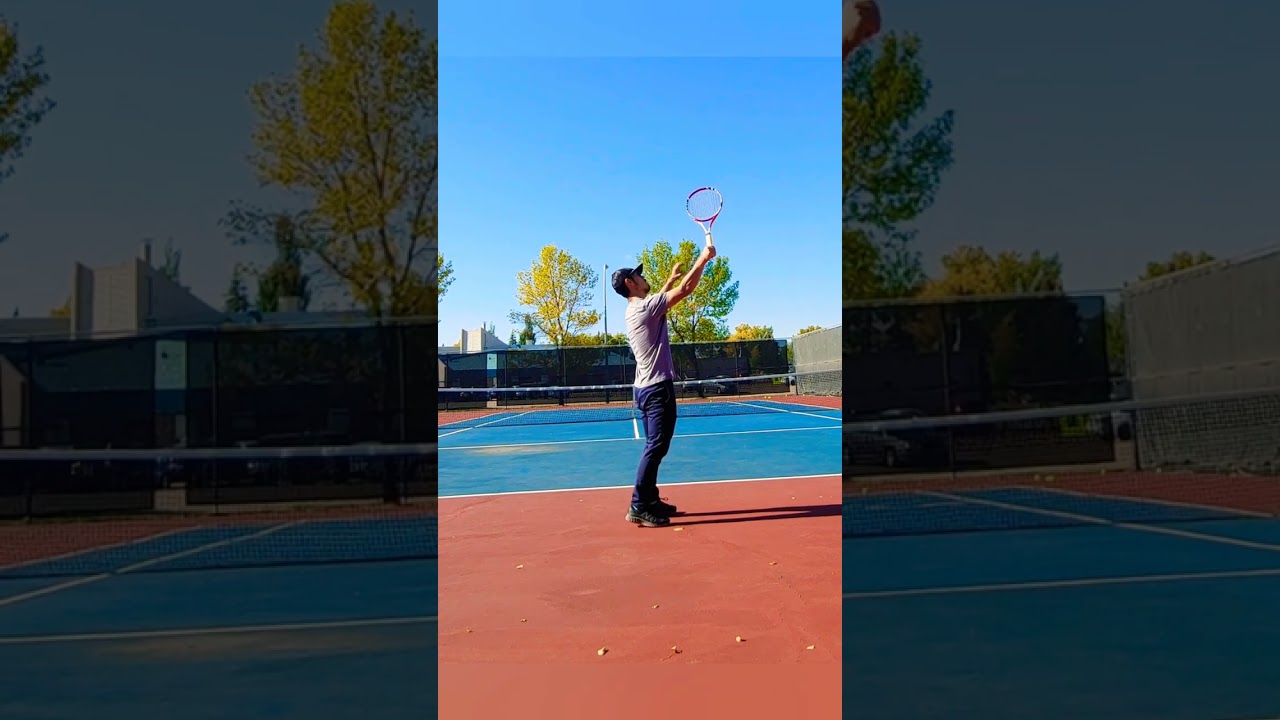 How to hit a flat serve with a continental grip + pronation - Loose grip without your pinky