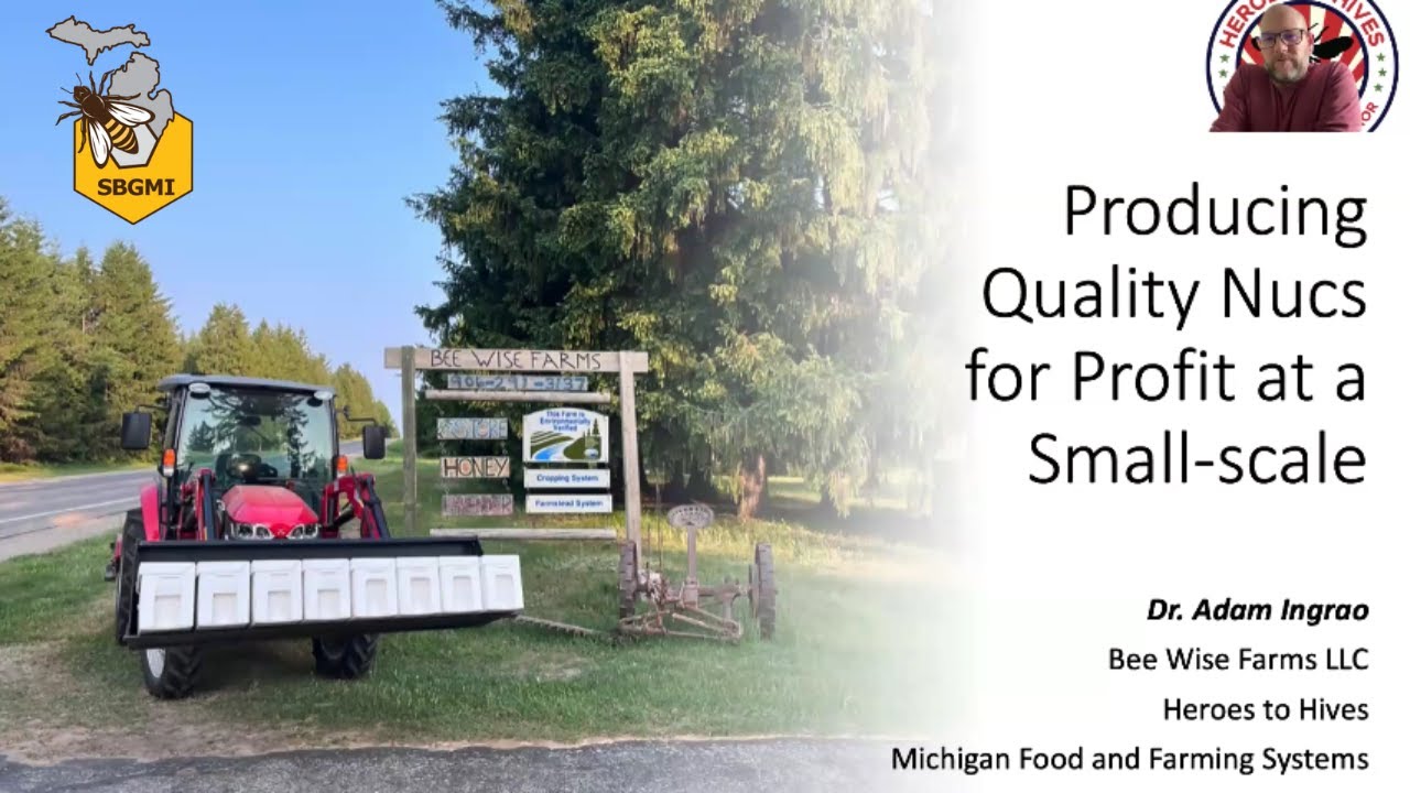 Making Profit from Honey Bees as a Small Scale Beekeeper with Dr. Adam Ingrao