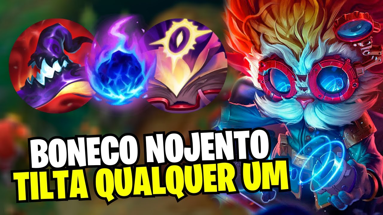 O jeito MAIS IRRITANTE de JOGAR de HEIMERDINGER *3 CARAS TILTARAM*