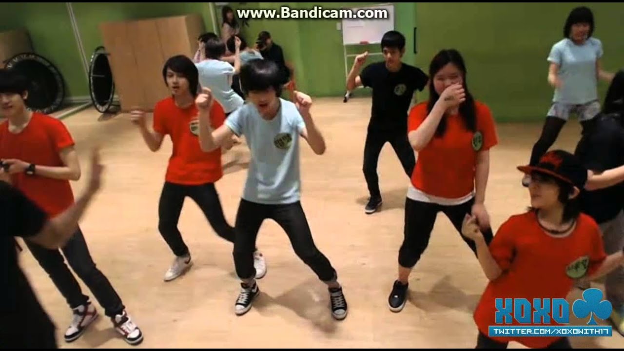 130420 SEVENTEEN dancing Gentleman - PSY (Feat.Dongjin & Music's Friend)