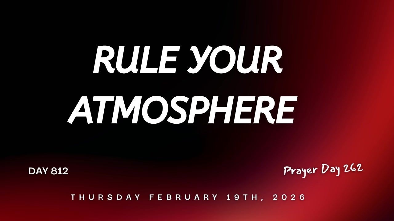 RULE YOUR ATMOSPHERE #DAY812 With Apostle Christophe SEBAGABO