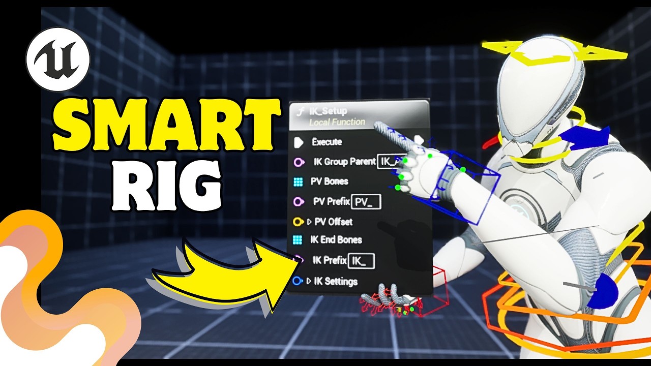 Умное RIGGING в Unreal Engine 5 | Procedural Controls и IK с Functions