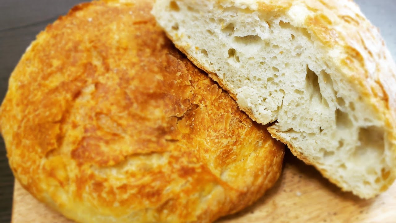 Reteta de paine cu 1 g de drojdie fara framantare -Incerc reteta de paine a lui Chef Sorin Bontea