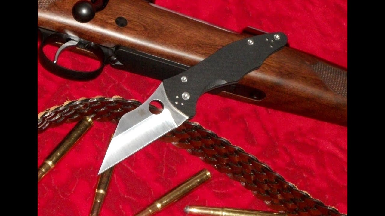 Нож Spyderco Yojimbo II - обзор с человеческим лицом.