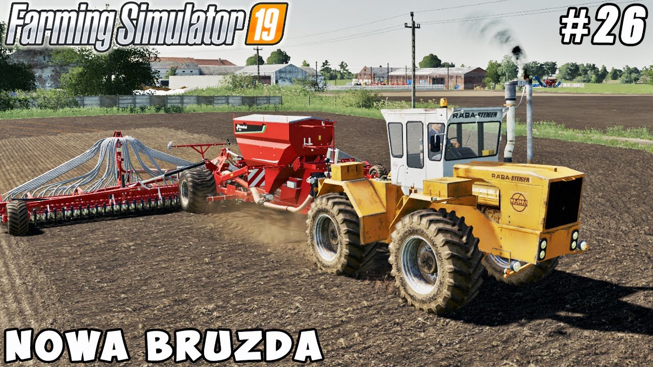 Preparation fields for sowing, new seeder, sowing oats & soybeans | Nowa Bruzda | FS 19 | ep #26