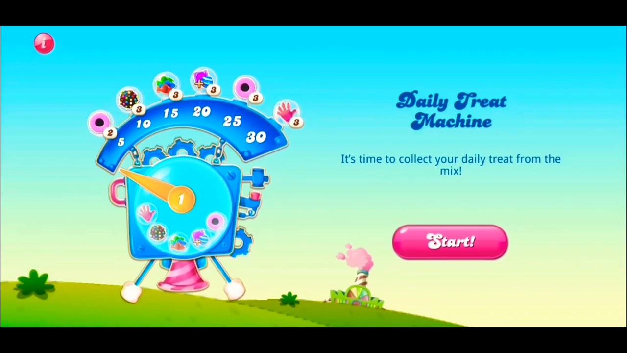 Daily Treat Machine | Candy Crush Saga ~ Coconut Wheel Claimed