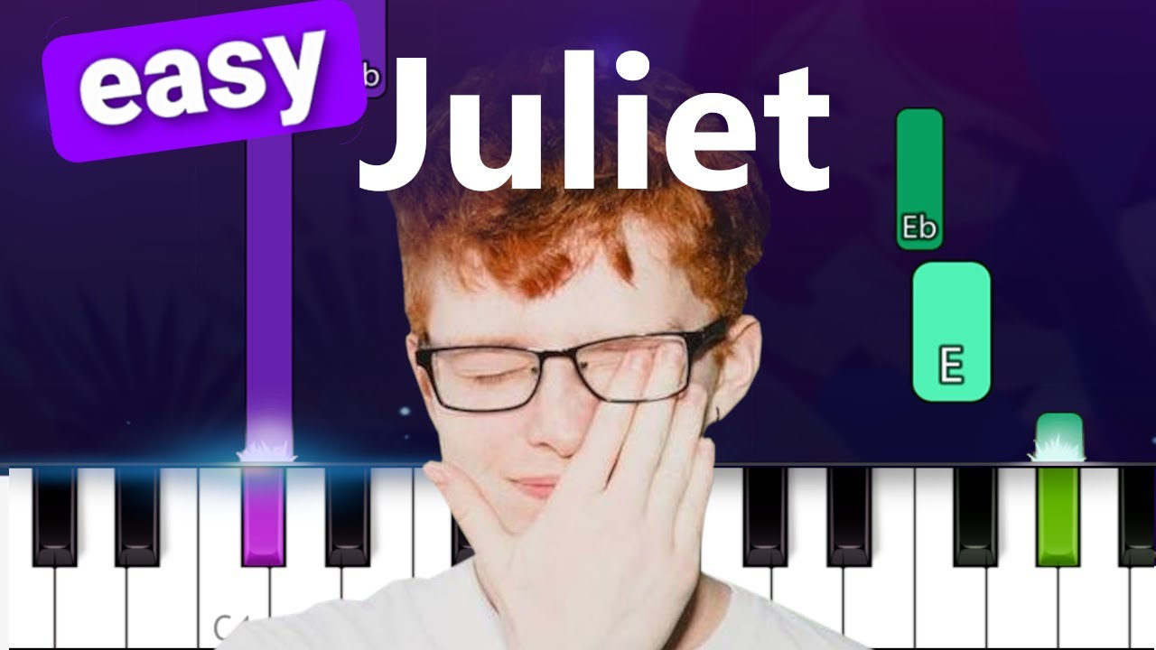 Cavetown - Juliet EASY PIANO TUTORIAL