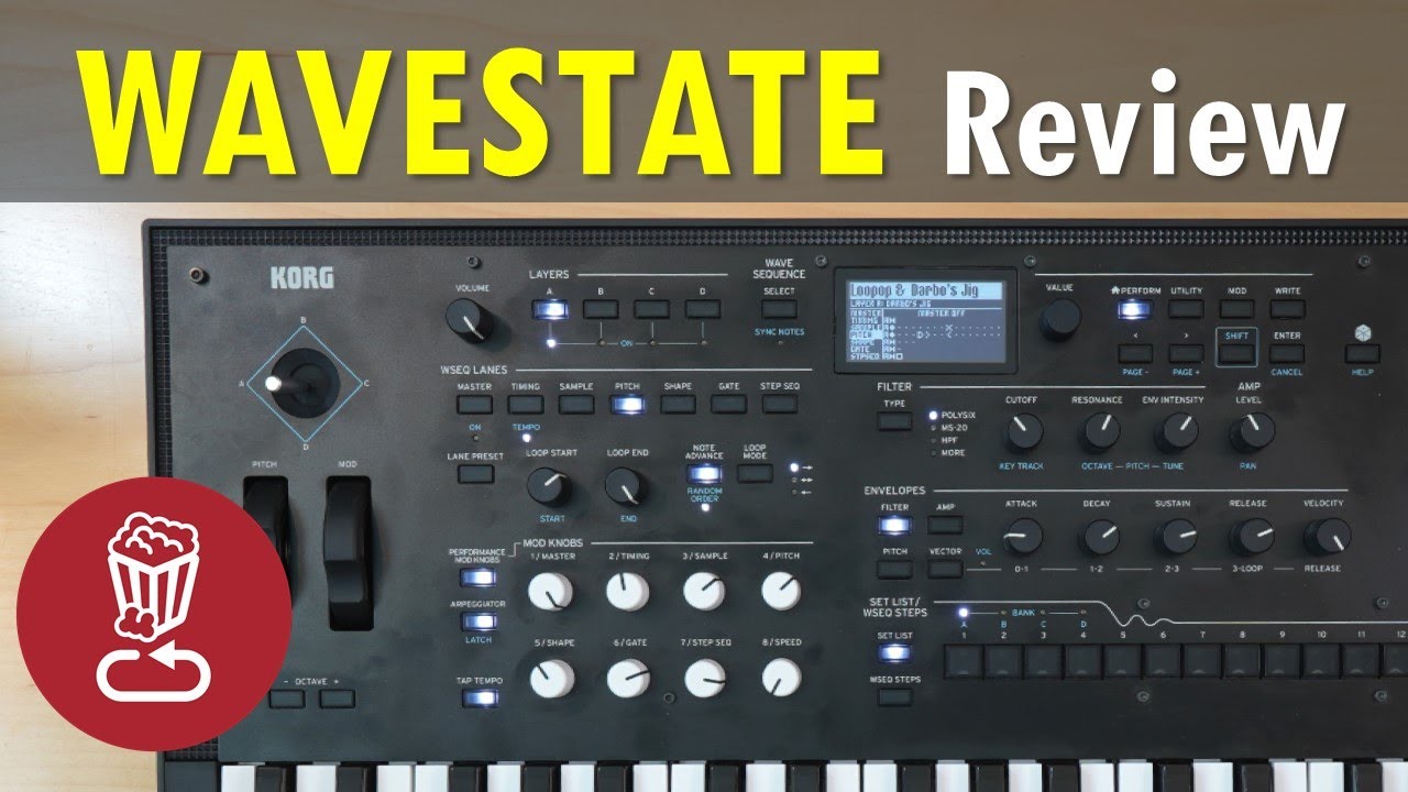 Korg WAVESTATE // Обзор и полное руководство // Объяснение волновой последовательности и векторно...