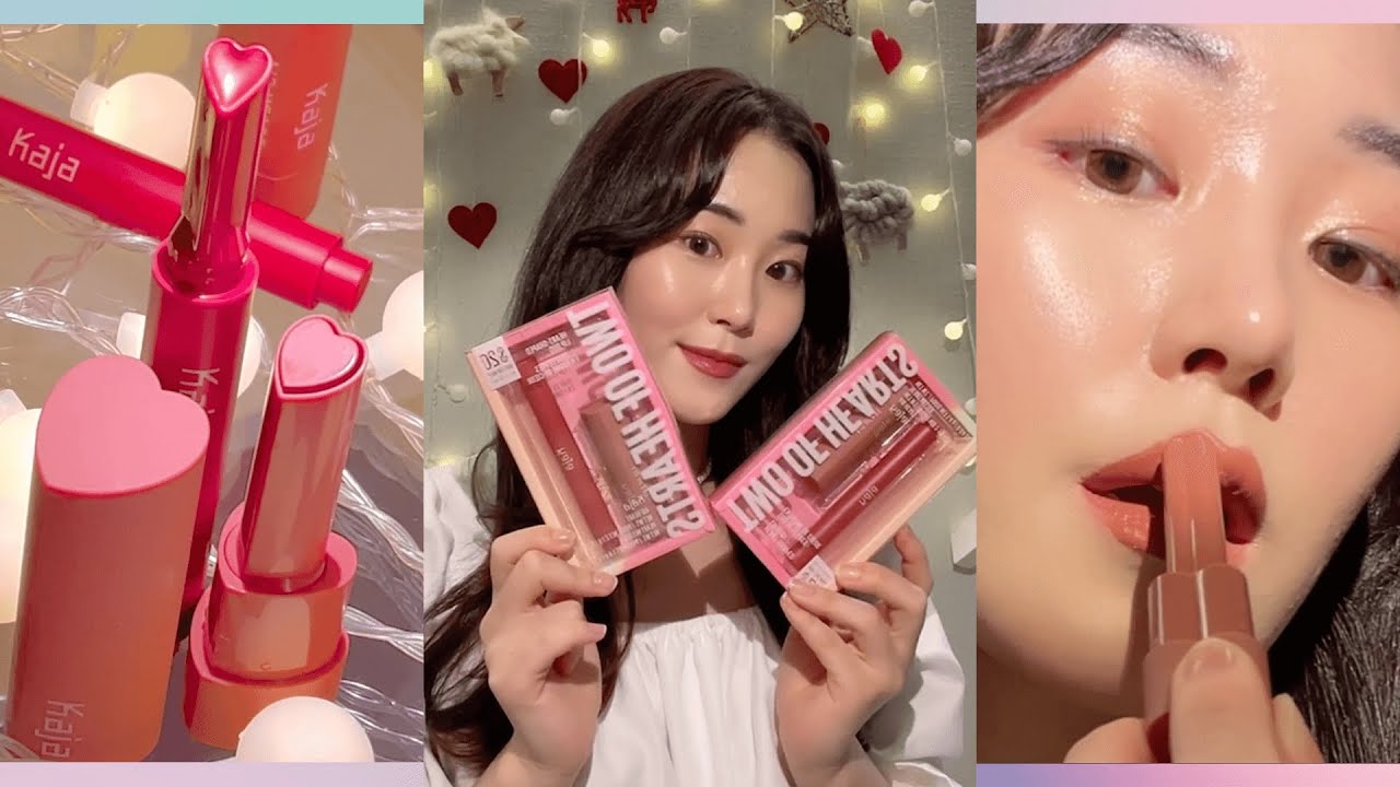 TWO OF HEARTS 💕 Heart-Shaped Lip Duo | Kaja Beauty
