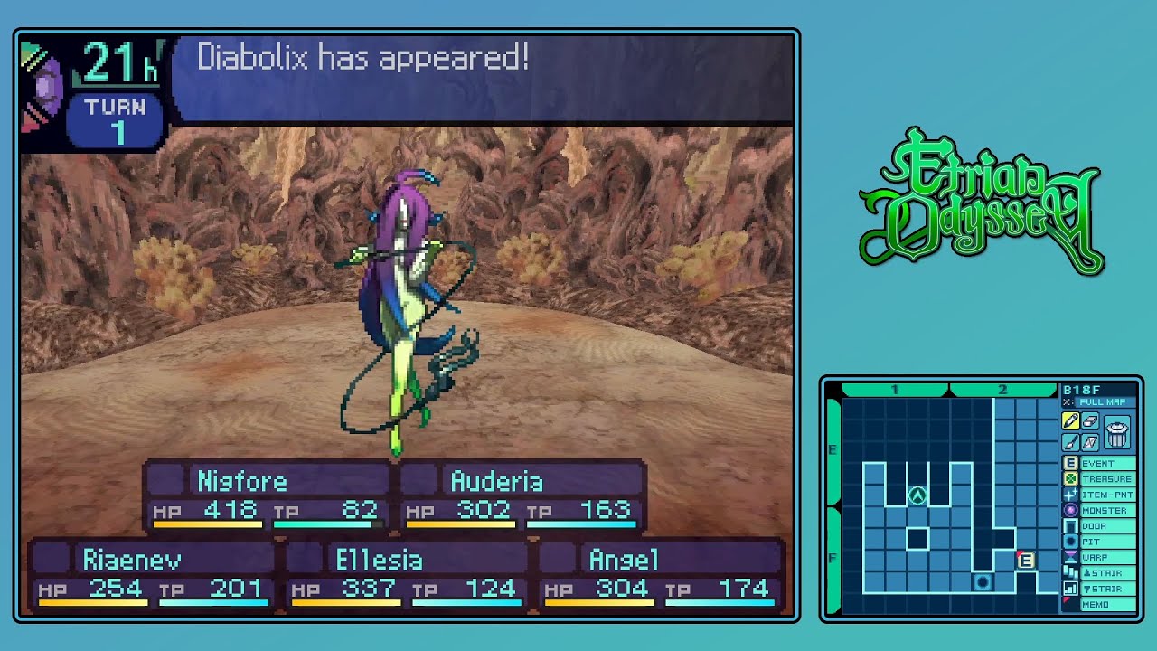 [Etrian Odyssey] B18F ~Nature's Boundless Horizon~ (3/3) ► Diabolix & Cruella ★ 4th Stratum ║#87║